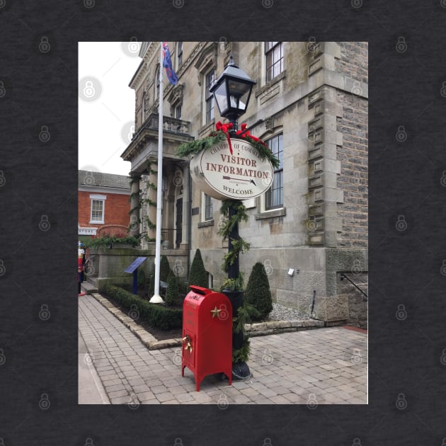 Niagara-on-the-Lake Visitor Information Chamber of Commerce at Christmas by JossSperdutoArt